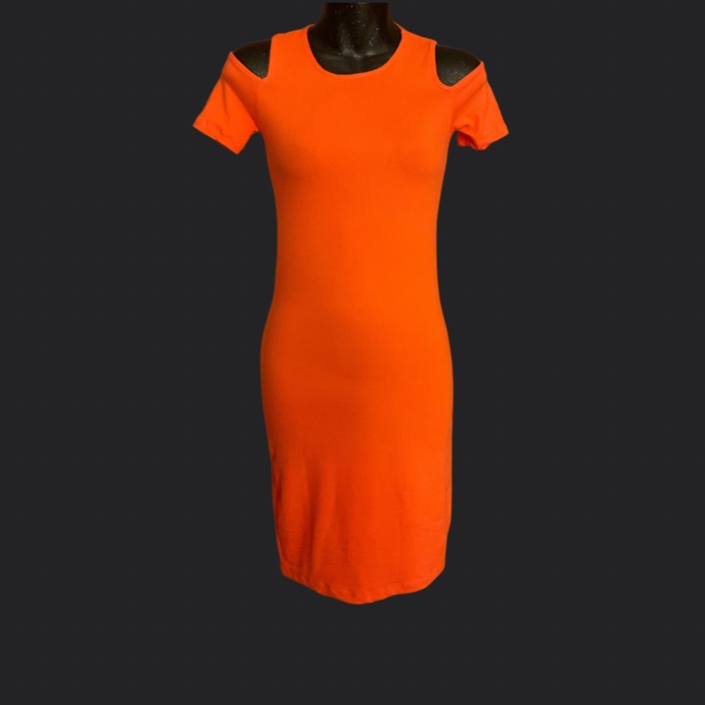 Open Shoulder Mini Dress